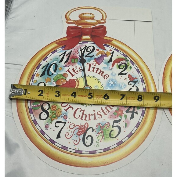 Vintage Paper Magic Group 2 It’s Time For Christmas Die Cut Decoration Paper 12” - Picture 13 of 14